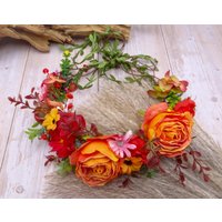 Blumen Hundehalsband von GefleckteManufaktur