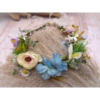 Blumen Hundehalsband von GefleckteManufaktur
