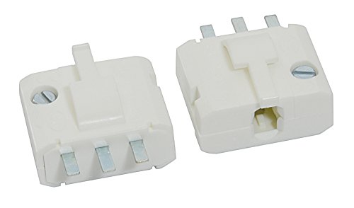 Gefom 24366 2 DCL Stecker 2-polig + Erde, weiß von Gefom