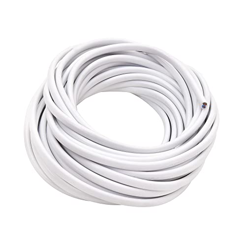 Kabel HO3VVH2-F, 10 m, 2 x 0,75 mm², Weiß von Gefom