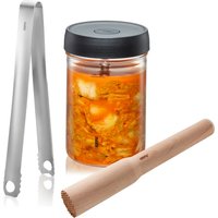 GEFU Fermentationsglas "NATIVO", (Set, 5 tlg.) von Gefu