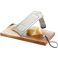 GEFU Käsereibe "FORMAGGIO", (Set, Gourmetreibe, Servierbrett), extrem scharfe Klinge von Gefu