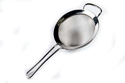 GEFU Sieb PASSO Ø 16 cm – Profi-Küchensieb aus Edelstahl mit verstärktem Gewebe & Aufhängeöse | Formstabil & spülmaschinengeeignet | Feinsieb für Küche von GEFU