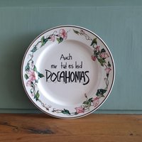 Wanddekoration Im Vintage Boho Stil Handbemalter Wandteller Mit Spruch - Upcycling Deko Unikat Für Küche & Wohnzimmer Wanddekoration Im Vintage Boho Stil Handbemalter Wandteller Mit Spruch - Upcycling Deko Unikat Für Küche & Wohnzimmer von Gefuelswerkstatt