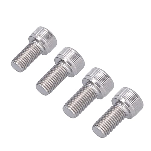 4 Stück Sechskantschraube Innensechskantschraube Edelstahl A2 70 1,25 mm Feingewinde Befestigungsmaterial (M10 * 20) von Gegong