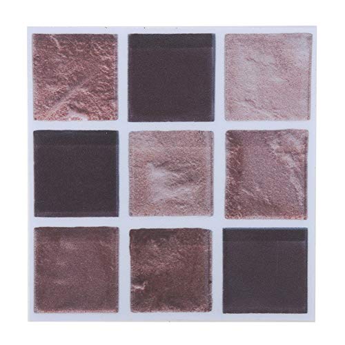 Gegong 10x10 cm Peel & Stick Mosaikfliesen - 18pc DIY Badezimmer Küchenwandabziehbilder (MTS009) von Gegong