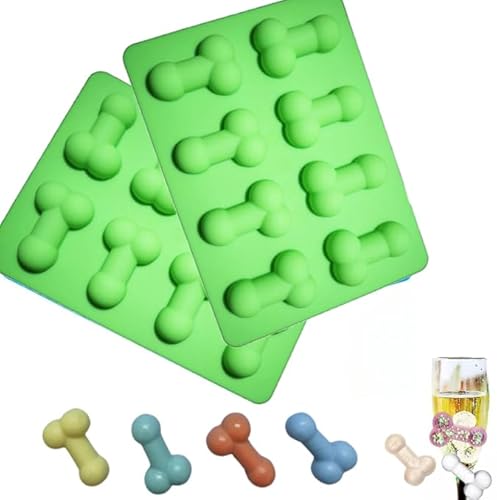 Eiswürfelform Silikonform Penis Silikonform Backform Mini Lustig Eiswürfelform Ice Seifenformen Valentinstag Dekoration Geschenk für Schokolade SüßIgkeiten EiswüRfel (vert) von Gehanico