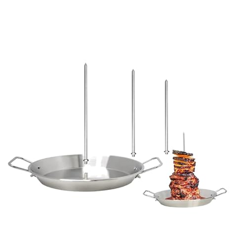 Gehanico Vertikaler Spieß Edelstahl Huhn Grillspieß Ständer Hähnchengriller Dönergrill Vertikaler Hähnchengestell Bräter Grillrost Fleischspieß mit 3 Abnehmbaren Spießen Gehanico Vertikaler Spieß Edelstahl Huhn Grillspieß Ständer Hähnchengriller Dönergrill Vertikaler Hähnchengestell Bräter Grillrost Fleischspieß mit 3 Abnehmbaren Spießen von Gehanico