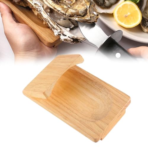 Oyster Shucker Handschutz, Austernschklemme, Meeresfrüchte, Austern-Shucker-Werkzeug, Holz, Austern-Shucker-Clip, Meeresfrüchte-Werkzeuge (Holz) von Gehanico