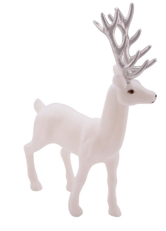 Gehlmann Weihnachtsfigur Hirsch, Samt, verschiedene Farben und Größen erhältlich von Gehlmann