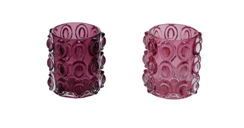 Gehlmann Windlicht Neu Glaswindlichtset, Ø 10 cm / Höhe 10,5 cm, "Germany", handgefertigt (Set, 2er Set), made in Germany von Gehlmann