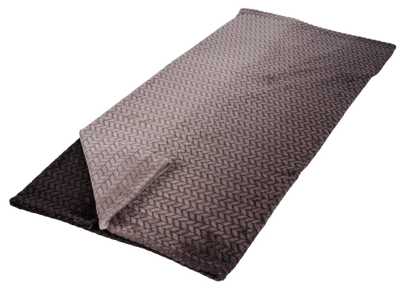 Wohndecke Premium Kuscheldecke 130x180cm, Gehlmann, gemustert von Gehlmann