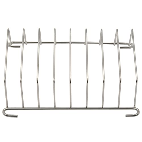 Geieold 2 StüCk Toast Brot Regal Halter 8 Scheiben LöCher Werkzeug KüHlung Gitter Brot Regal Rechteck Luft Fritteuse ZubehöR Organizer von Geieold