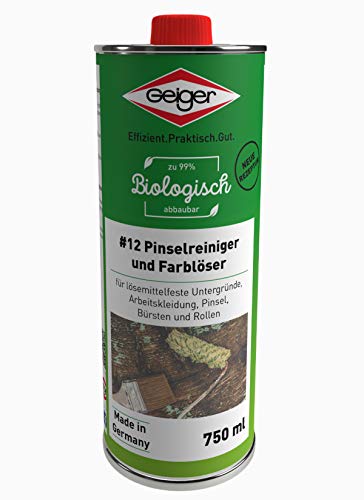 Geiger Chemie Nr. 12 Pinselreiniger & Farblöser 750ml Dose von Geiger Chemie