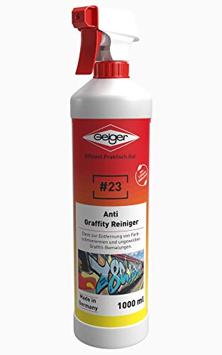 Geiger Chemie Nr. 23 Anti-Graffity Reiniger 6 x 1000ml Flasche von Geiger Chemie