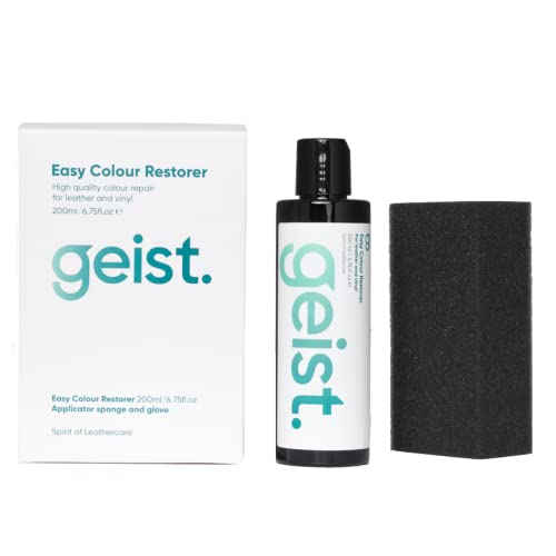 Geist. Easy DIY Colour Restorer | Farbe Für Leder & Kunstleder | Weiß, 200ml von Geist.