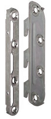 Häfele Bettbeschläge zum Anschrauben, Industriell, Legierter Stahl, Metallisch, 130 mm, 4 Stück/VPE Häfele Bettbeschläge zum Anschrauben, Industriell, Legierter Stahl, Metallisch, 130 mm, 4 Stück/VPE von HÄFELE