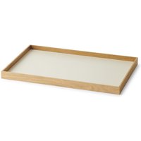 Gejst - Frame Tablett, medium, Eiche / beige von Gejst
