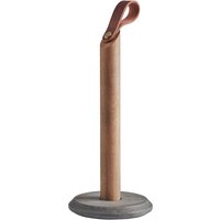 Gejst - Grab Küchenrollenhalter, Ø 4,7 x 31,5 cm, Eiche / geräuchert von Gejst