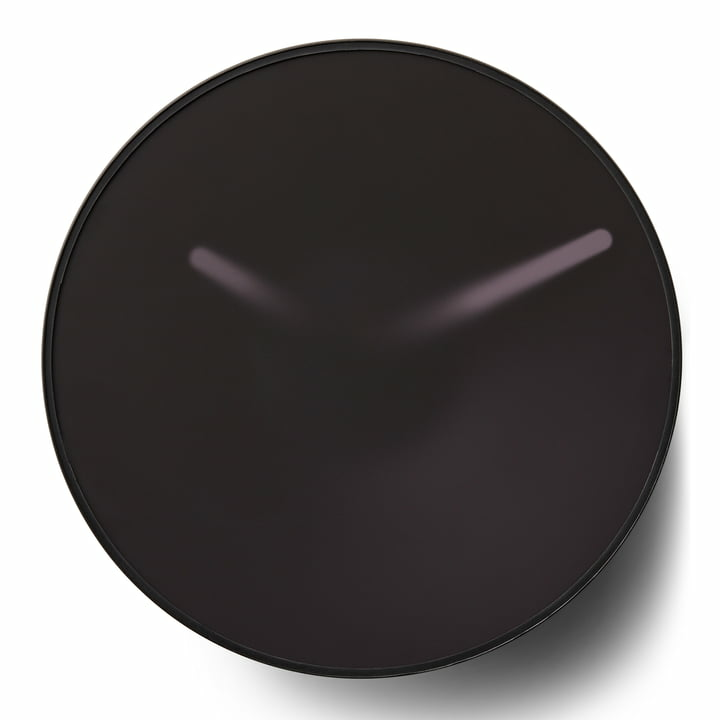 Gejst Momentt Wanduhr Uhr Hängeuhr Analoguhr Metalluhr Stahl Schwarz B-Ware von Gejst