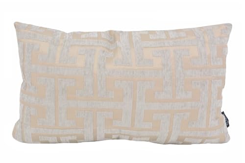 Dekokissen Taupe Kaffee Chenille | 30 x 50 cm | Polyester von Gek op kussens!