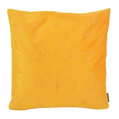 Flo Gold Velvet Gelb | 45 x 45 cm | Kissenbezug | Polyester von Gek op kussens!