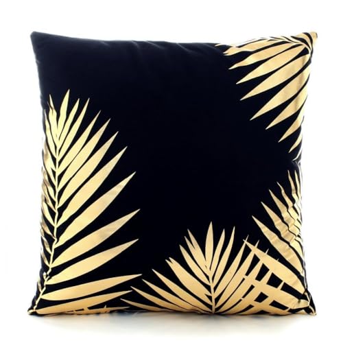 Golden Palm | 45 x 45 cm | Kissenbezug | Baumwolle/Polyester von Gek op kussens!