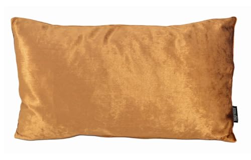 Samt Glanz-Bronze | 30 x 50 cm | Kissenbezug | Samt/Polyester von Gek op kussens!