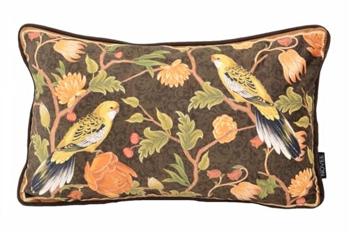 Velvet Iris Bird | 30 x 50 cm | Kissenbezug | Samt/Polyester von Gek op kussens!