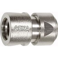 Geka - plus Stecksystem Schlauchstücke Messing vernickelt 5/8 (16mm) von Geka