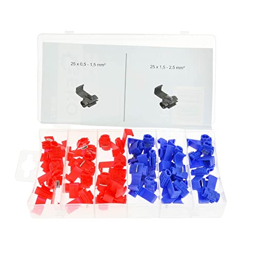 Abzweigverbinder-Set 50-tlg Schnellverbinder von Geko