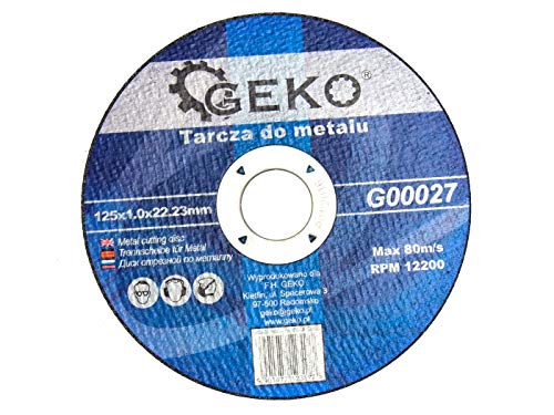 Flexscheiben Trennscheiben 125mm 1mm Edelstahl Inox Stahl Metal von Geko