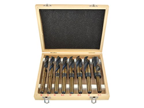 Geko G38115 8 Stück Hess Spiralbohrer mit 1,27 cm (1/2 Zoll), mehrfarbig von Geko