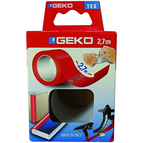 Geko Tex Tape mm 38 x 2,7 Meter geschlossen Box, rot, one Size von Geko