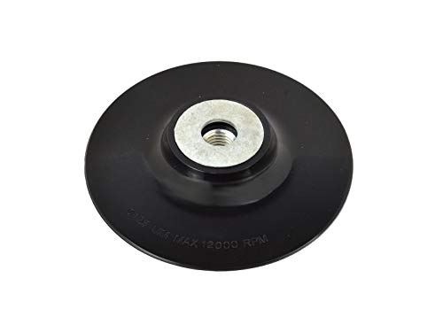 Geko g00324 Gummi-Faser Disc Stützteller 125 mm, schwarz von Geko