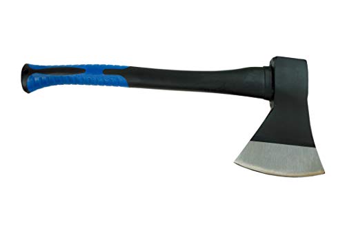 POKM Toolsmarket GmbH Profi Axt Beil 1000 g Spaltaxt mit Fiberglas Stiel 45 cm Holzaxt Forstaxt Spaltbeil G222 von Geko