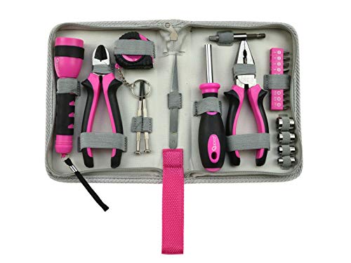 Geko Werkzeugsatz G10107 für Damen - Multitool in Rosa von Geko