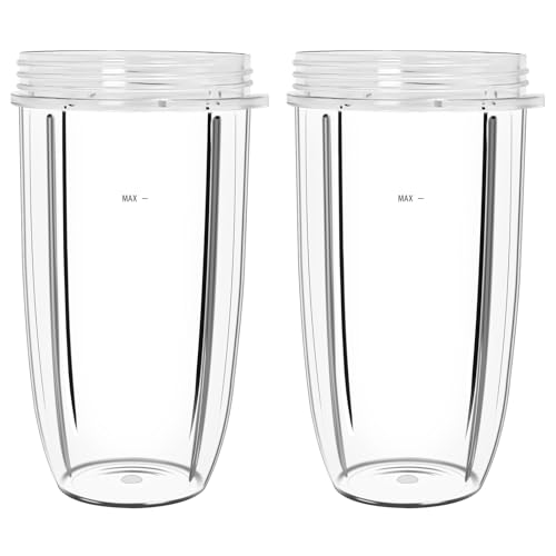 Gekufa Becher für Nutribullet Zubehör, 600 W, 900 W, teile, 2 Stück von Gekufa