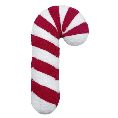 Schwarze Kissenbezüge, Zuckerstangenkissen, Weihnachtsdekoration, niedliche Kissen, 43,2 cm, Weihnachtsdeko, Zuckerstangenform, Rot und Weiß, Weihnachten für Schlafzimmer, Sofa (Rot, Einheitsgröße) Schwarze Kissenbezüge, Zuckerstangenkissen, Weihnachtsdekoration, niedliche Kissen, 43,2 cm, Weihnachtsdeko, Zuckerstangenform, Rot und Weiß, Weihnachten für Schlafzimmer, Sofa (Rot, Einheitsgröße) von Gelb&Schwarz