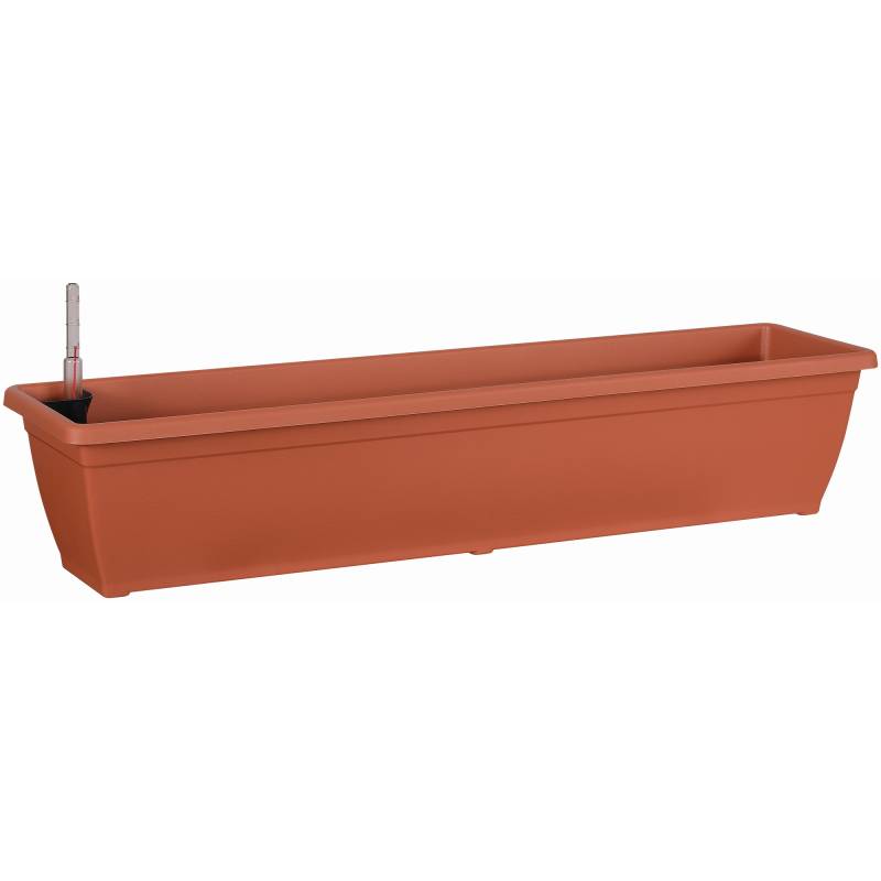 Geli Bewässerungsblumenkasten 'Aqua Toscana' terracotta 80 cm von Geli
