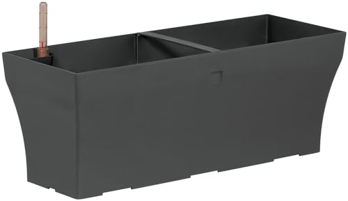 Geli Blumenkasten mit Wasserspeicher 'Neo-Line', anthrazit, Länge ca. 50 cm von Geli