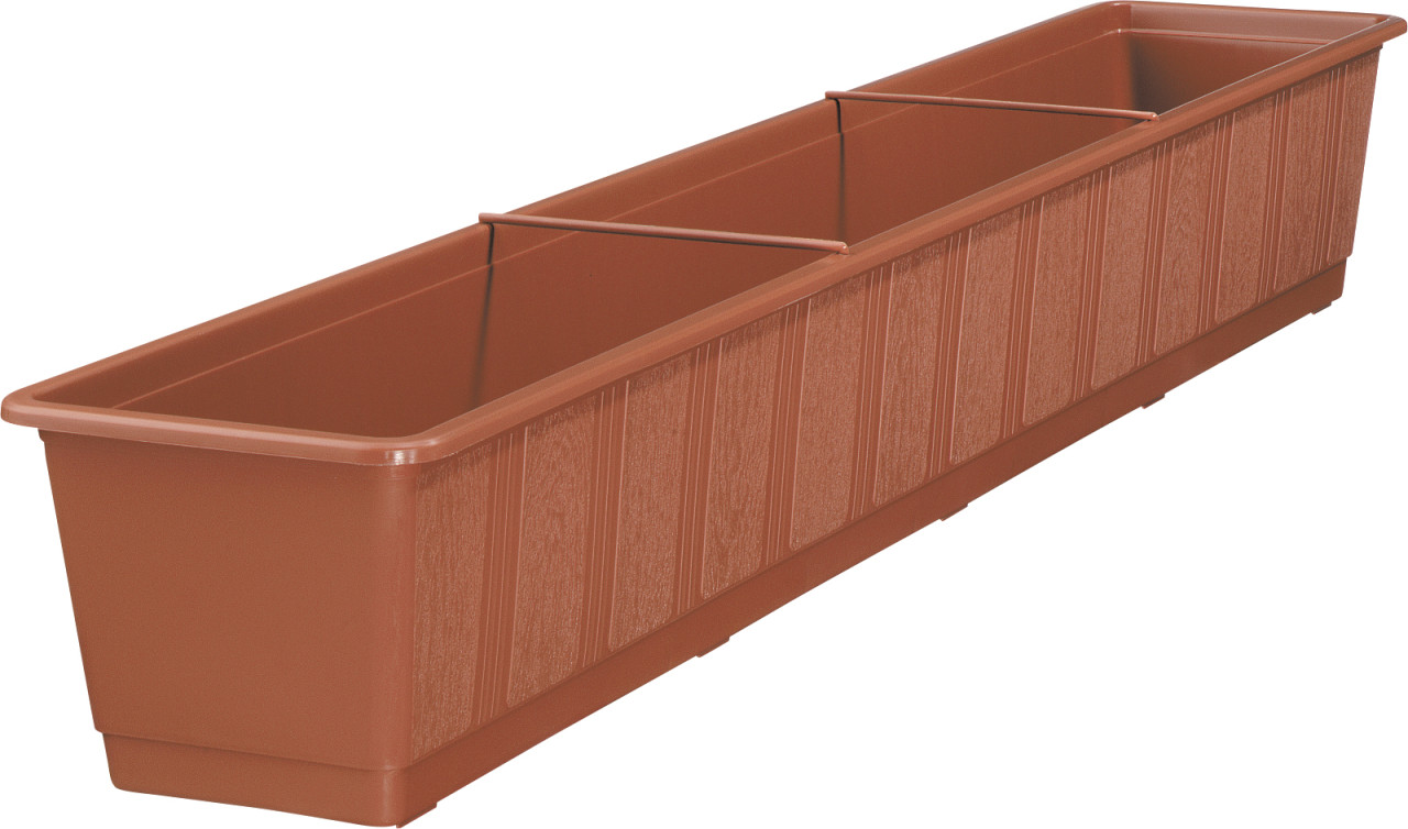 Geli Blumenkasten Standard 100 cm terracotta von Geli