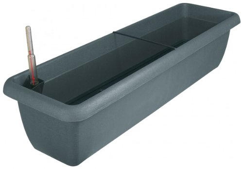 Geli Blumenkasten mit Wasserspeicher 'Aqua Andalucia', anthrazit, Länge ca. 60cm Geli Blumenkasten mit Wasserspeicher 'Aqua Andalucia', anthrazit, Länge ca. 60cm von Geli