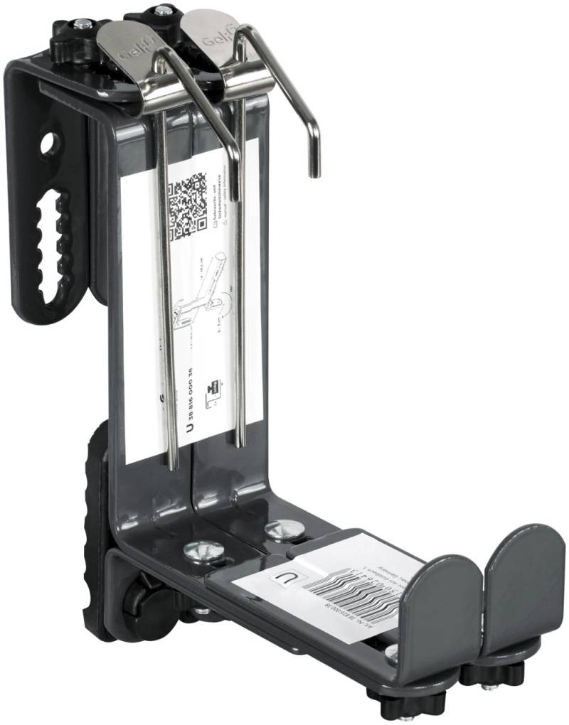 Geli Blumenkastenhalter universal Bandeisen 3-fach verstellbar anthrazit - 2 Stück von Geli