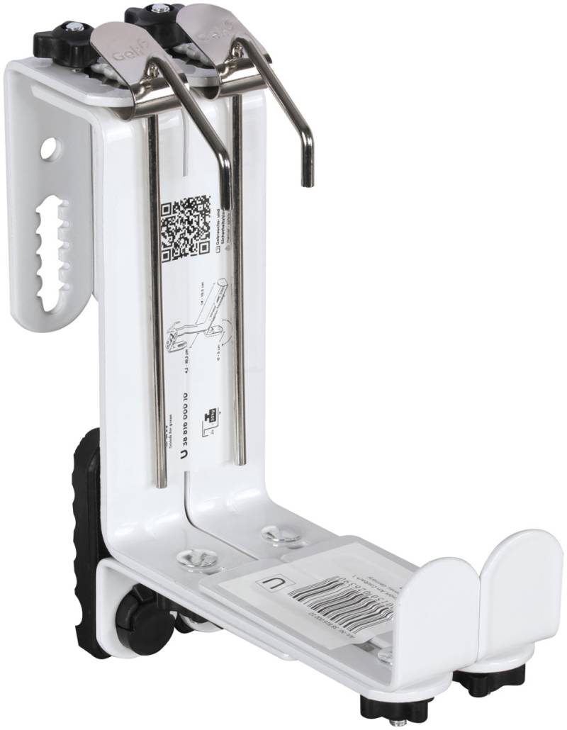 Geli Blumenkastenhalter universal Bandeisen 3-fach verstellbar weiß - 2 Stück von Geli