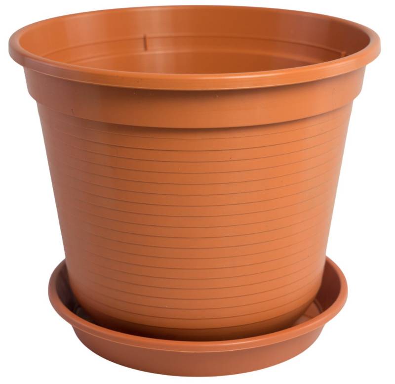 Geli Blumentopf Blumentopf Standard mit Untersetzer in versch. Größen und Farben von Geli