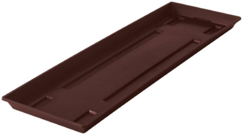 Geli Blumentopfuntersetzer Geli Blumenkasten Untersetzer 60cm Braun – Robuster Kunststoff von Geli