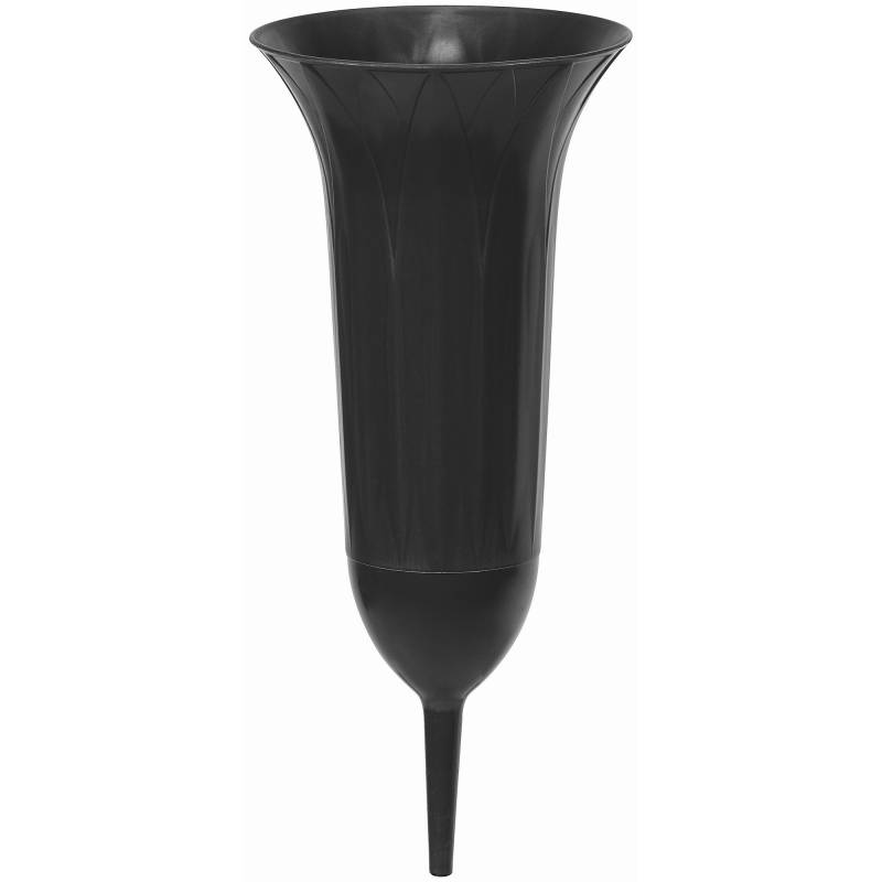 Geli Grabvase anthrazit Ø 11 x 26 cm von Geli