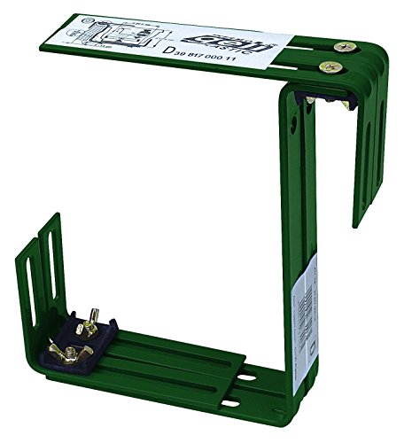 Geli Halter für Standard Balkonkasten zweifach verstellbar Blumenkastenhalter, Farbe:dunkelgrün von Geli