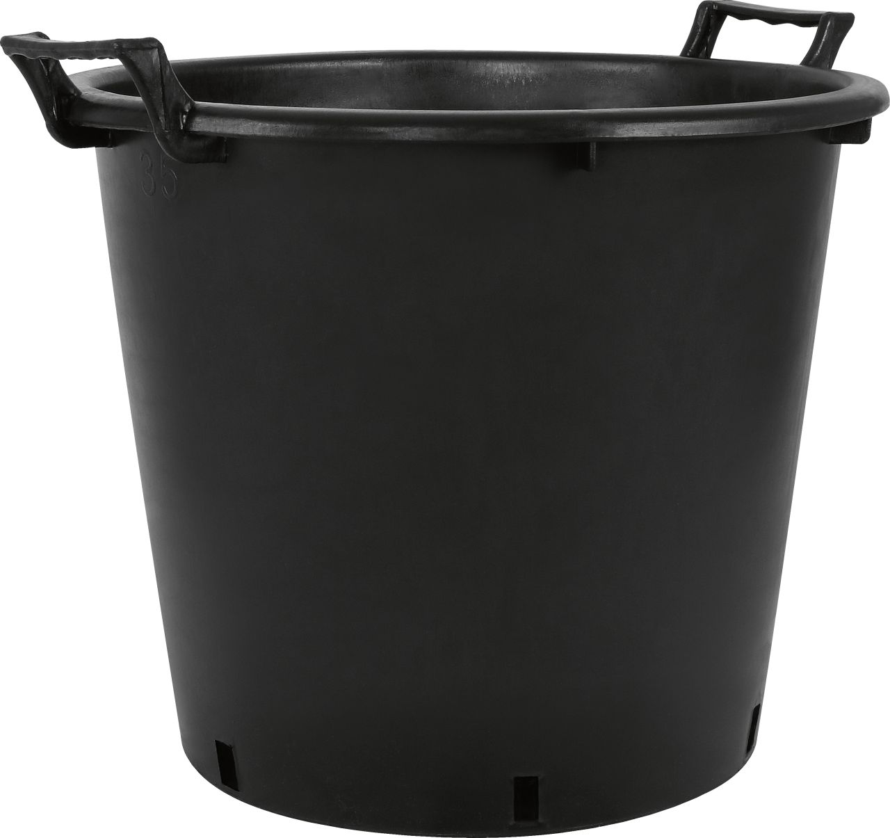 Geli Pflanzcontainer Ø 45 x 45 cm schwarz von Geli